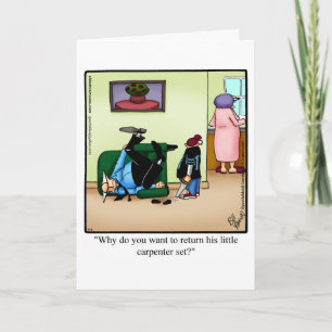 Funny Father's Day Humour Greeting Card