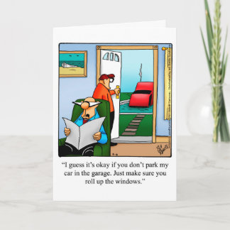 Funny Father's Day Humour Greeting Card