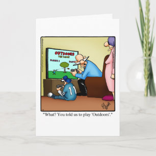 Funny Father's Day Humour Greeting Card