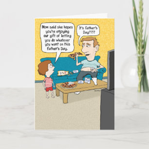Funny Father's Day: Lazy Dad Card