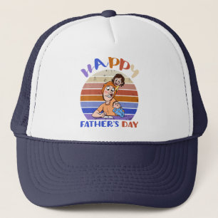 Funny father's day trucker hat