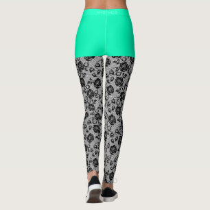 Funny Faux Black Lace Fishnet Leggings Faux Short