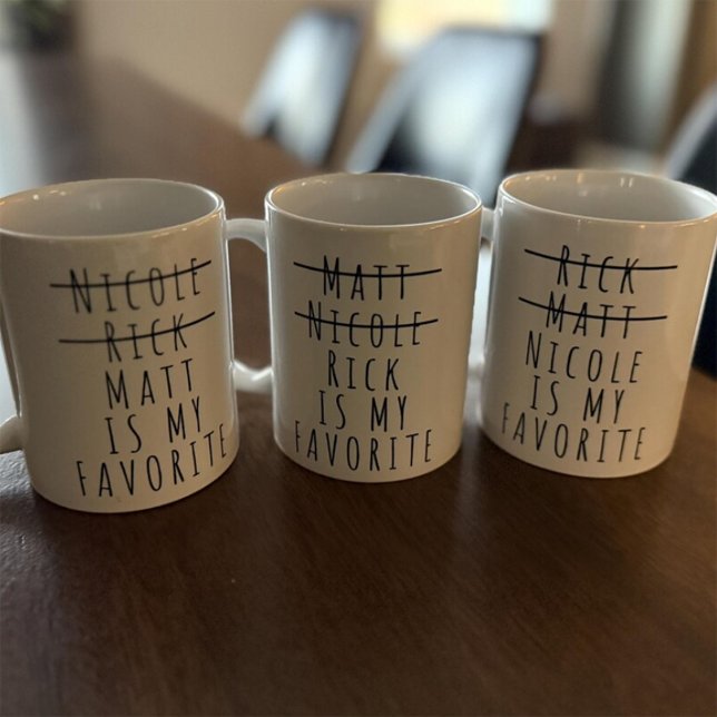 Funny Favorite Child mug,Personalized Dad Mug (Creator Uploaded)