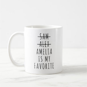 Funny Favorite Child Son Mom Personalized Dad Gift Coffee Mug