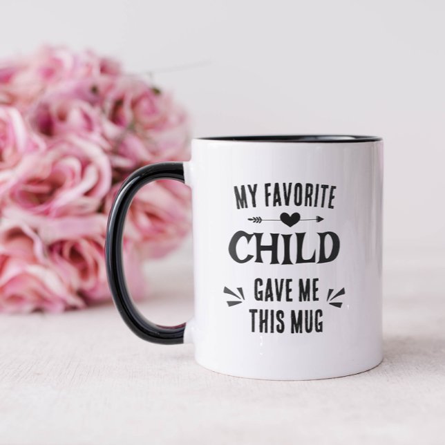 Funny Favourite Child Mug (Creator Uploaded)