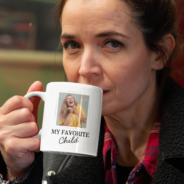 Funny Favourite Child Mum Coffee Mug (Creator Uploaded)