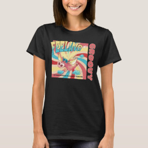 Funny Feeling Groovy Flying Pig T-Shirt