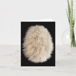Funny Feline Belly Hair Costume for Cat Lovers Men Card