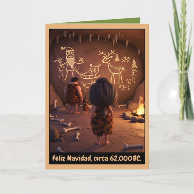 Funny Feliz Navidad Christmas cards (Front)