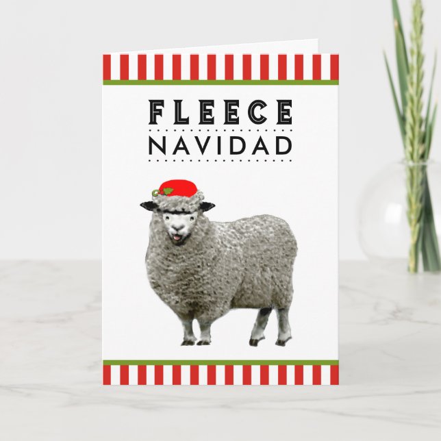 Funny Feliz Navidad Holiday Card (Front)