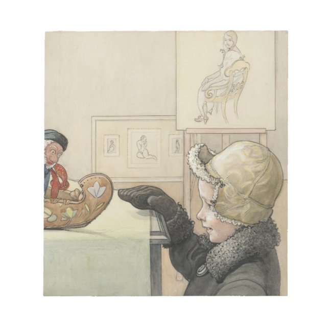 Funny Fellow Toy with Child Notepad (Front)