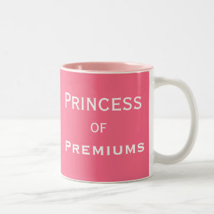 Funny Female Underwriter Insurance Broker Name Two-Tone Coffee Mug