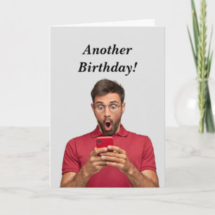 Funny Feminine Birthday Lying about Age Card