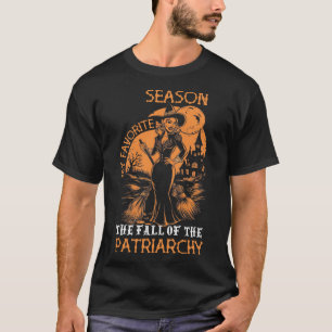 Funny Feminist Witch My Favourite Season Witches H T-Shirt