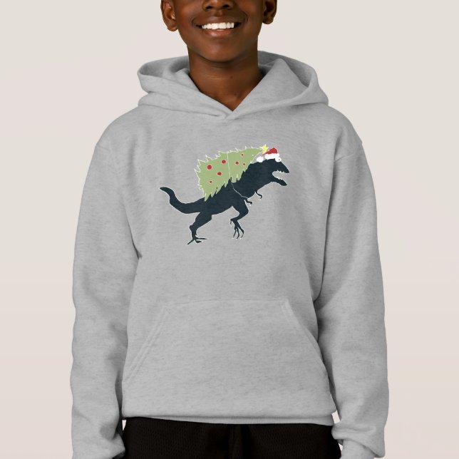 Funny Festive Dino Christmas (Front)