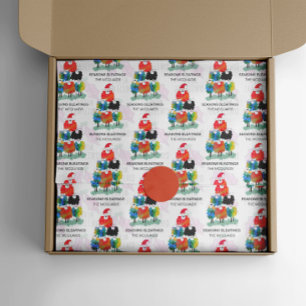 Funny & Festive Holiday Sheep Seasons Bleatings Tissue Paper