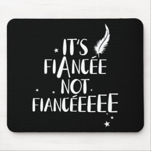 Funny Fiancée Engagement Bridal Proposal Wizard Wa Mouse Pad