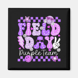 Funny Field Day Purple Team Field Trip Matching Magnet