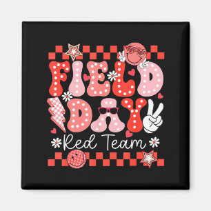 Funny Field Day Red Team Field Trip Matching Magnet