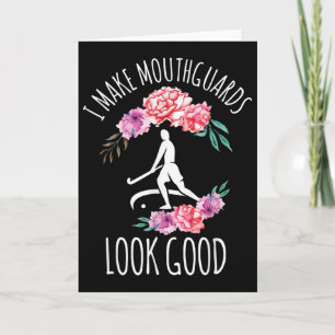 Funny Field Hockey Equipment For Women Card