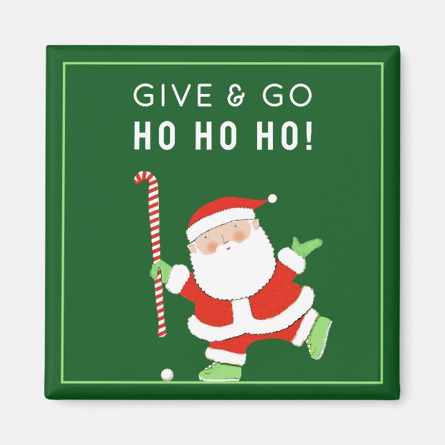 Funny Field Hockey Stocking Stuffers Magnet (Front)
