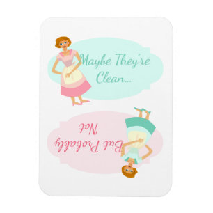 Funny Fifties Housewife Dishwasher Magnet