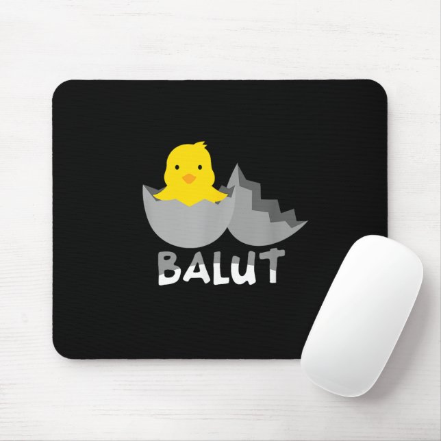 Funny Filipino Balut Mouse Pad (With Mouse)