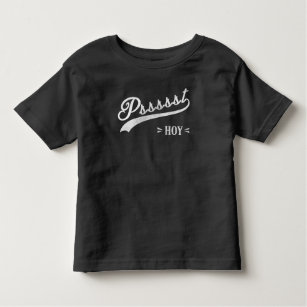 Funny Filipino Psst Hoy Distressed Script Gift Toddler T-Shirt