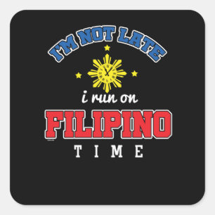 Funny Filipino Time Square Sticker