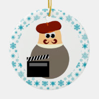 Funny Film Director Christmas Ornament Gift