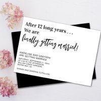 Funny Finally Getting Married Casual Wedding