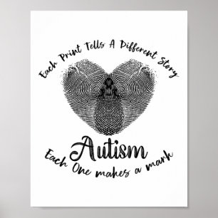 Funny Fingerprint Autism Each Print Tells A Differ