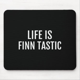 Funny Finnish Finland Quote Shirt _ Lie Is Finn Ta Mouse Pad