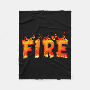 Funny Fire And Ice Costume Halloween 2024 Family M Fleece Blanket