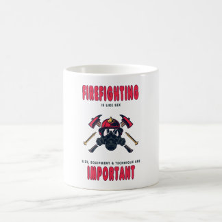 Funny Fire Department Saying Gift Firefighter Coffee Mug