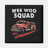 Funny Firefighter Art Fire Truck Fireman