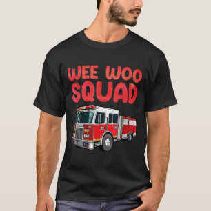 Funny Firefighter Art For Kids Men Women Fireman F T-Shirt