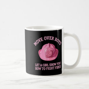 Funny Firefighter Art For Women Girls Fire Fighter Coffee Mug