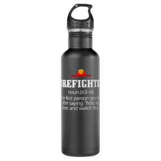 Funny Firefighter Definition  710 Ml Water Bottle