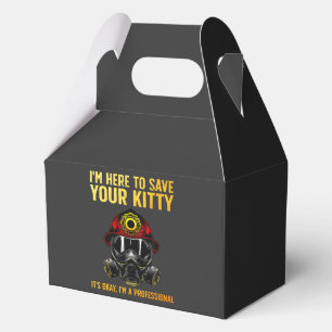 Funny Firefighter For Fireman Favour Box