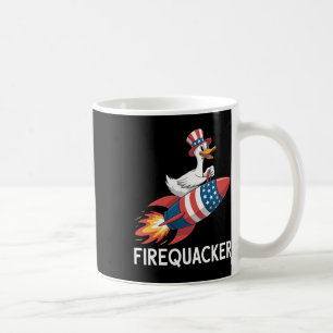 Funny Firequacker Goose 4th Of July Shirt Independ Coffee Mug