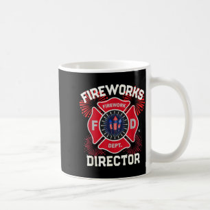 Funny firework director boom squad safety coffee mug