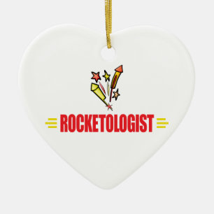Funny Fireworks Ceramic Ornament