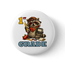 Funny First Grade Feral Racoon Back-to-school 