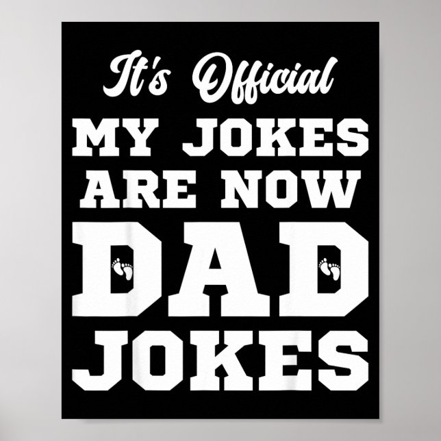 Funny First Time Dad For Men New Father Papa Dad J Poster (Front)