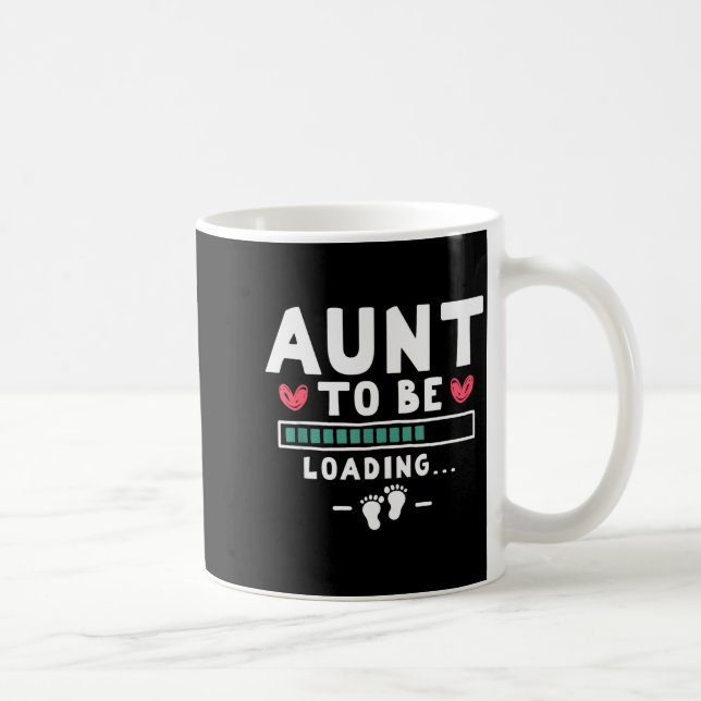 Funny First Time Pregnancy Announcement - Aunt To  Coffee Mug (Right)