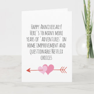 funny first wedding anniversary cards