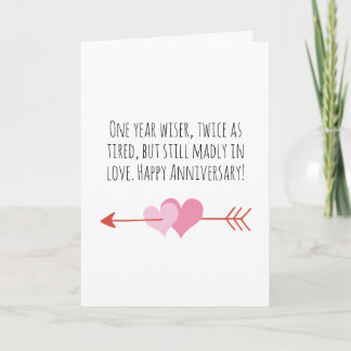 funny first wedding anniversary cards