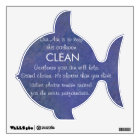 Funny Fish Bathroom Decal