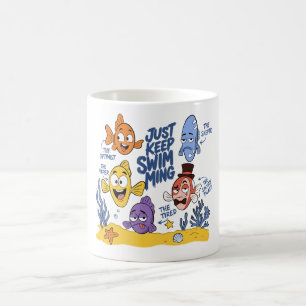 Funny Fish Characters Coffee Mug